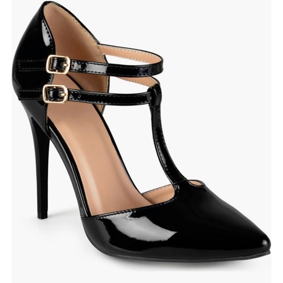 Tru Patent T-Strap Pump - Wide Width  (Women) - Picture 1 of 8